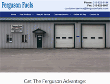 Tablet Screenshot of fergusonfuels.com